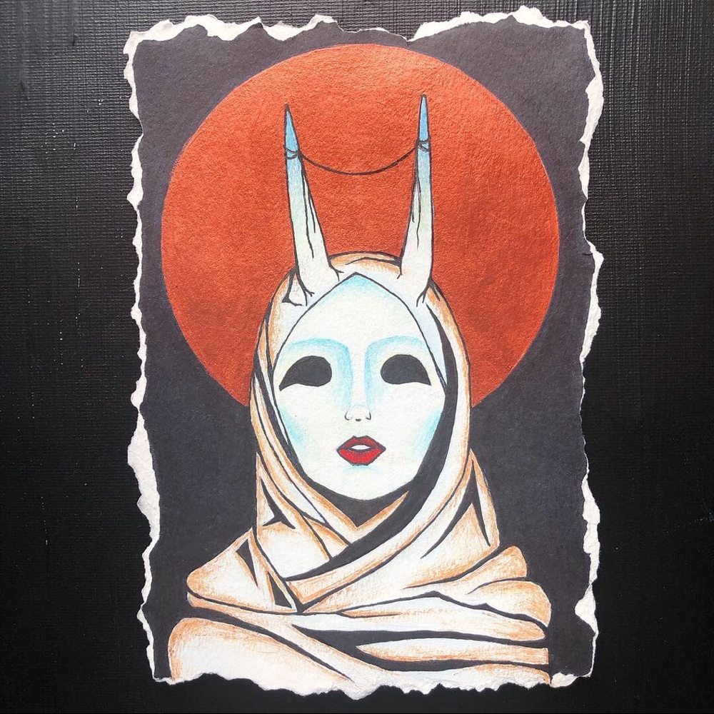Lovely Bloodflow Art Print 5” by 7”